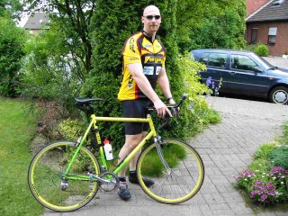 Dickerchen mit Rennrad